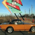 MichaelBillotte1971TR6Route66ParkOklahomaCityOklahoma