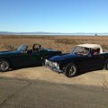 CalBenwicke&JohnHOwardTR4sChinaCampSFBayCA